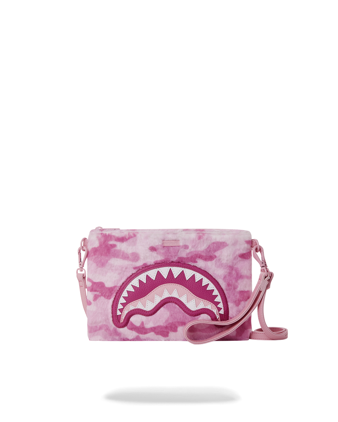 FURRROCIOUS IN PINK CROSSOVER CLUTCH